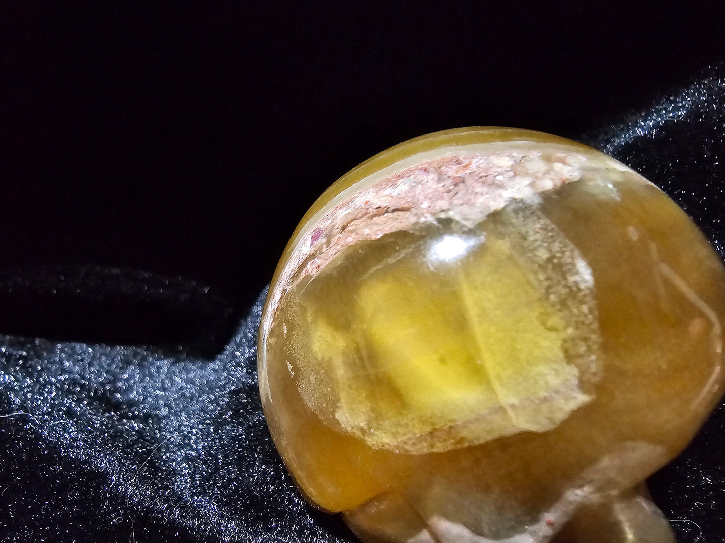 Leandro Golden Fluorite Star Child Skull