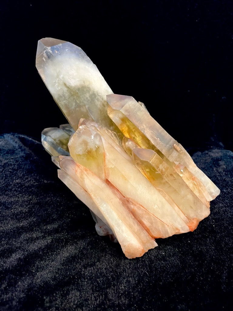 10lb 4oz Huge Smoky Citrine w/ Hematoid Cluster Statement Piece