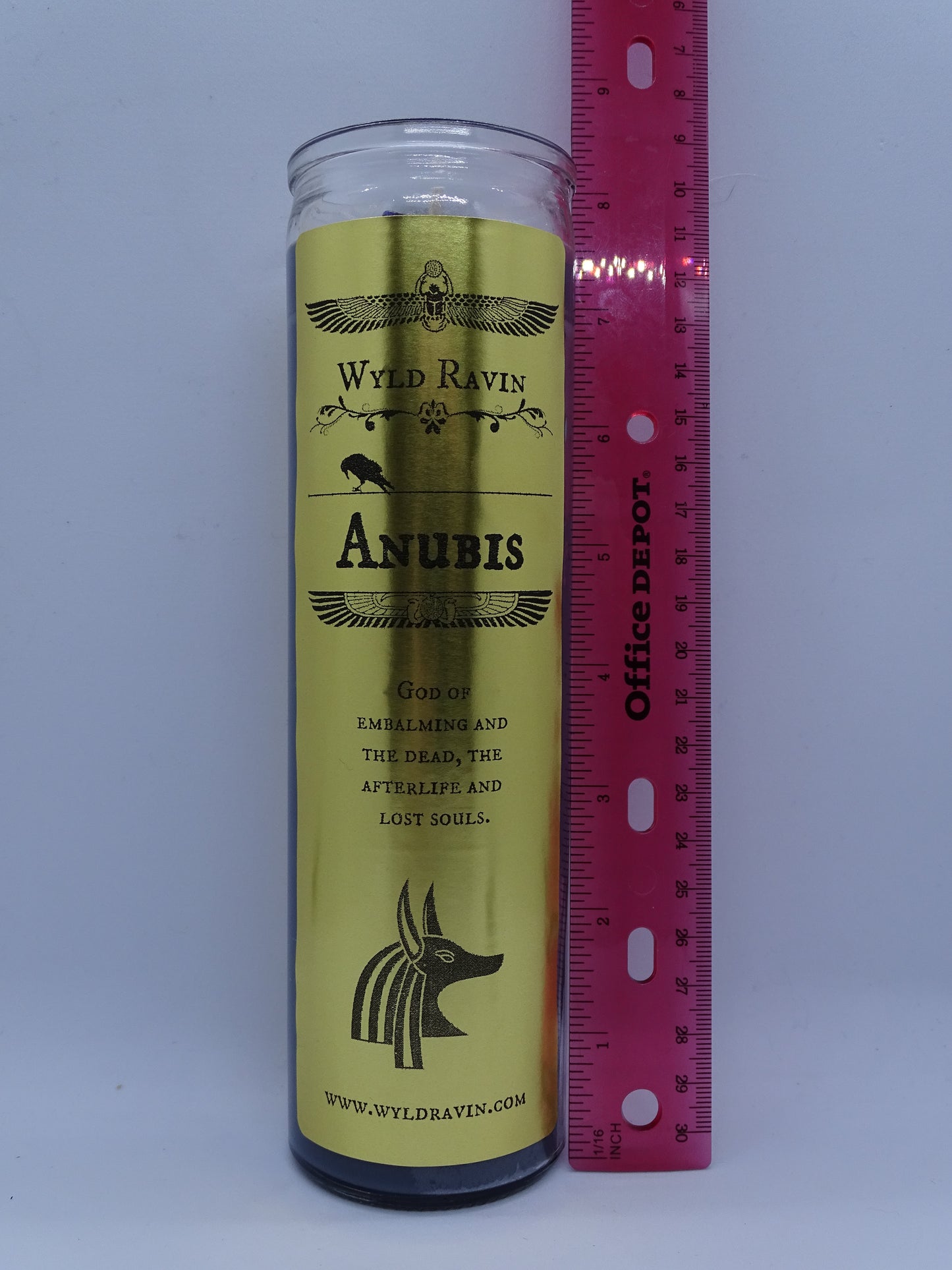 Anubis Candle by Wyld Ravin