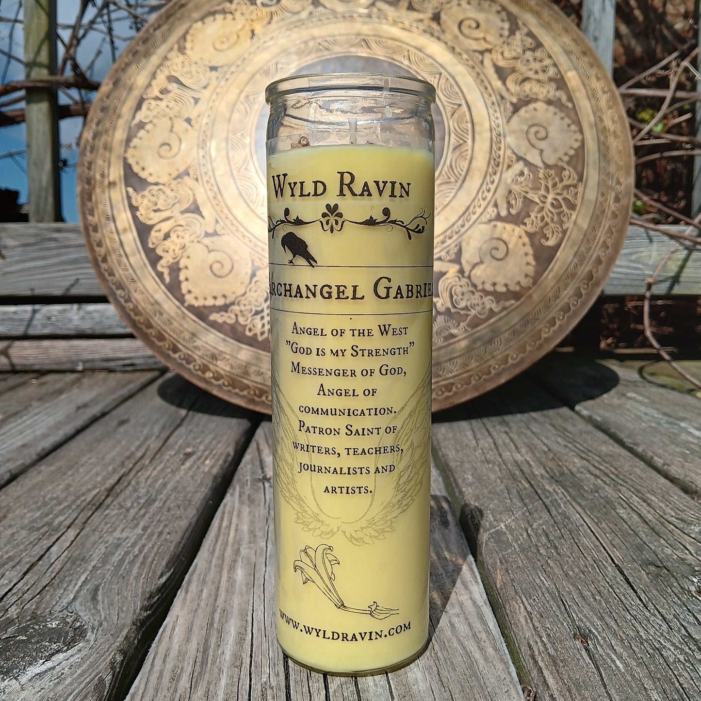 Archangel Gabriel Candle by Wyld Ravin
