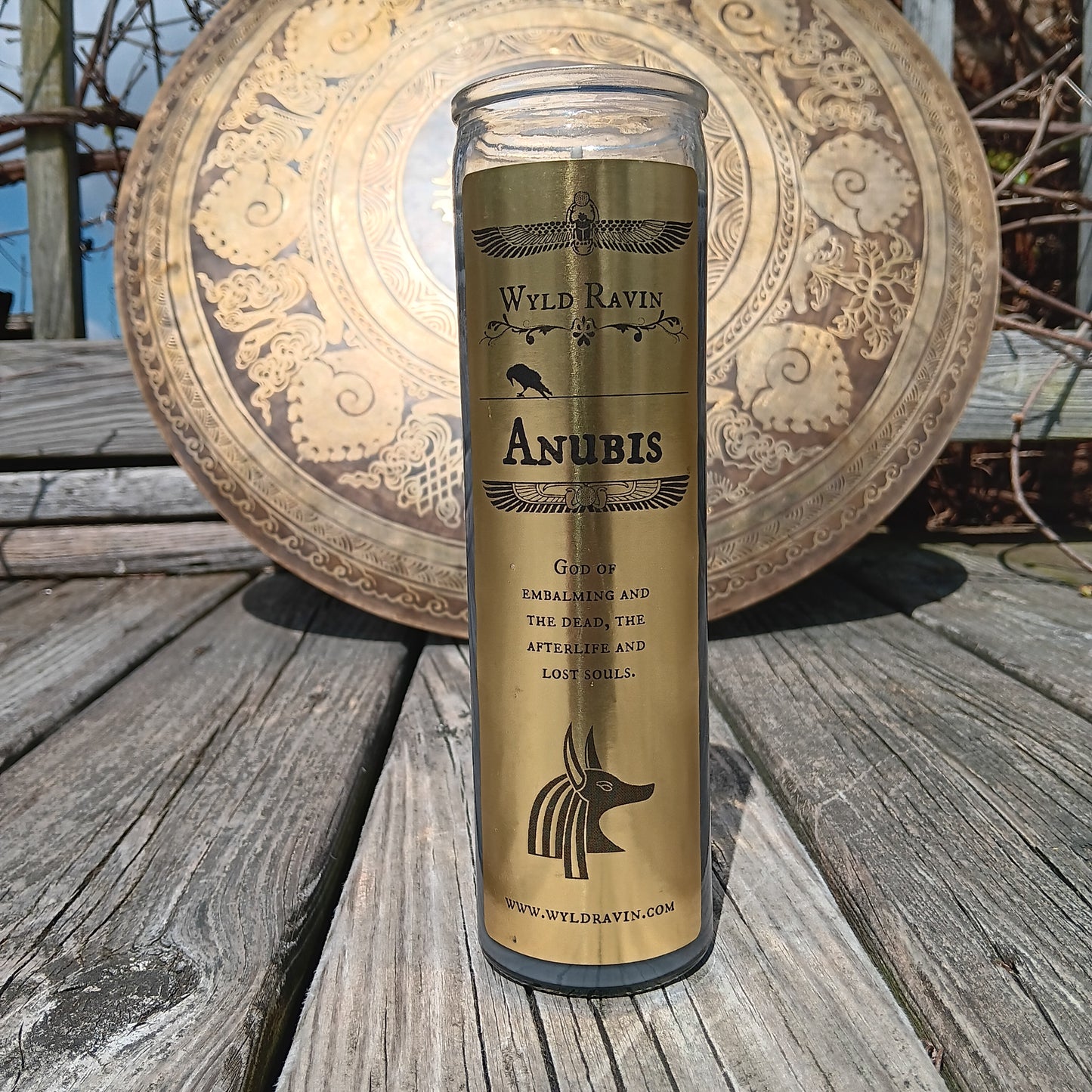 Anubis Candle by Wyld Ravin