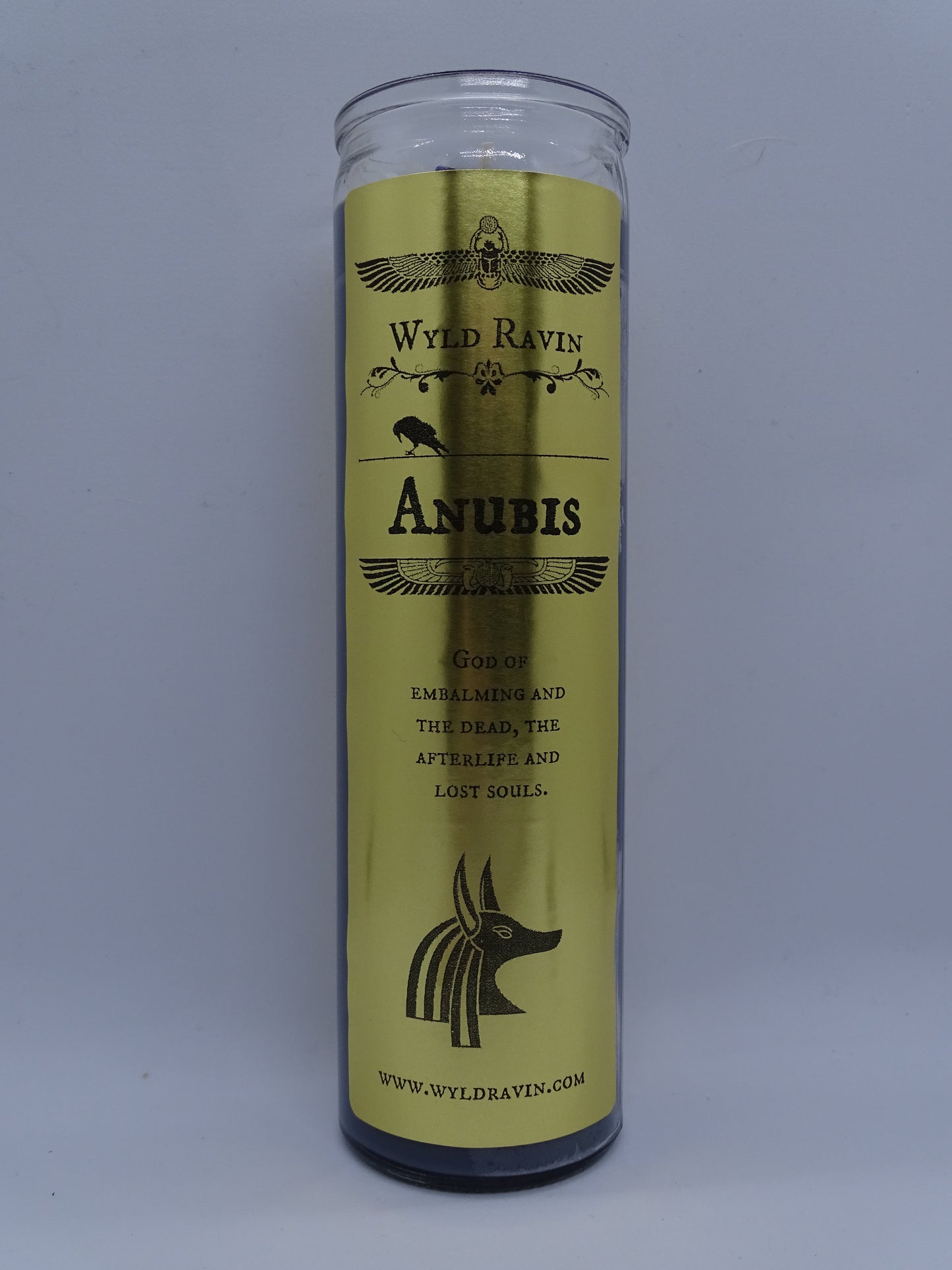 Anubis Candle by Wyld Ravin