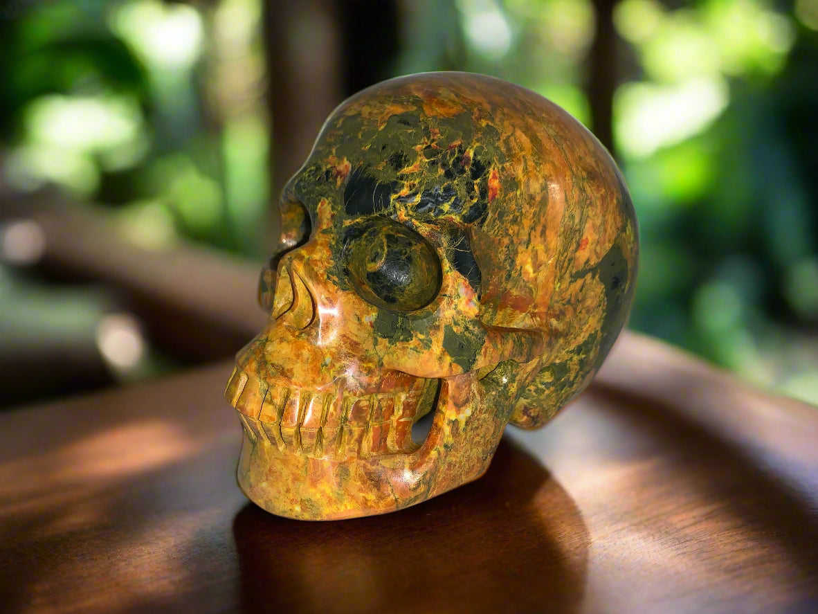5.2" Realgar Skull
