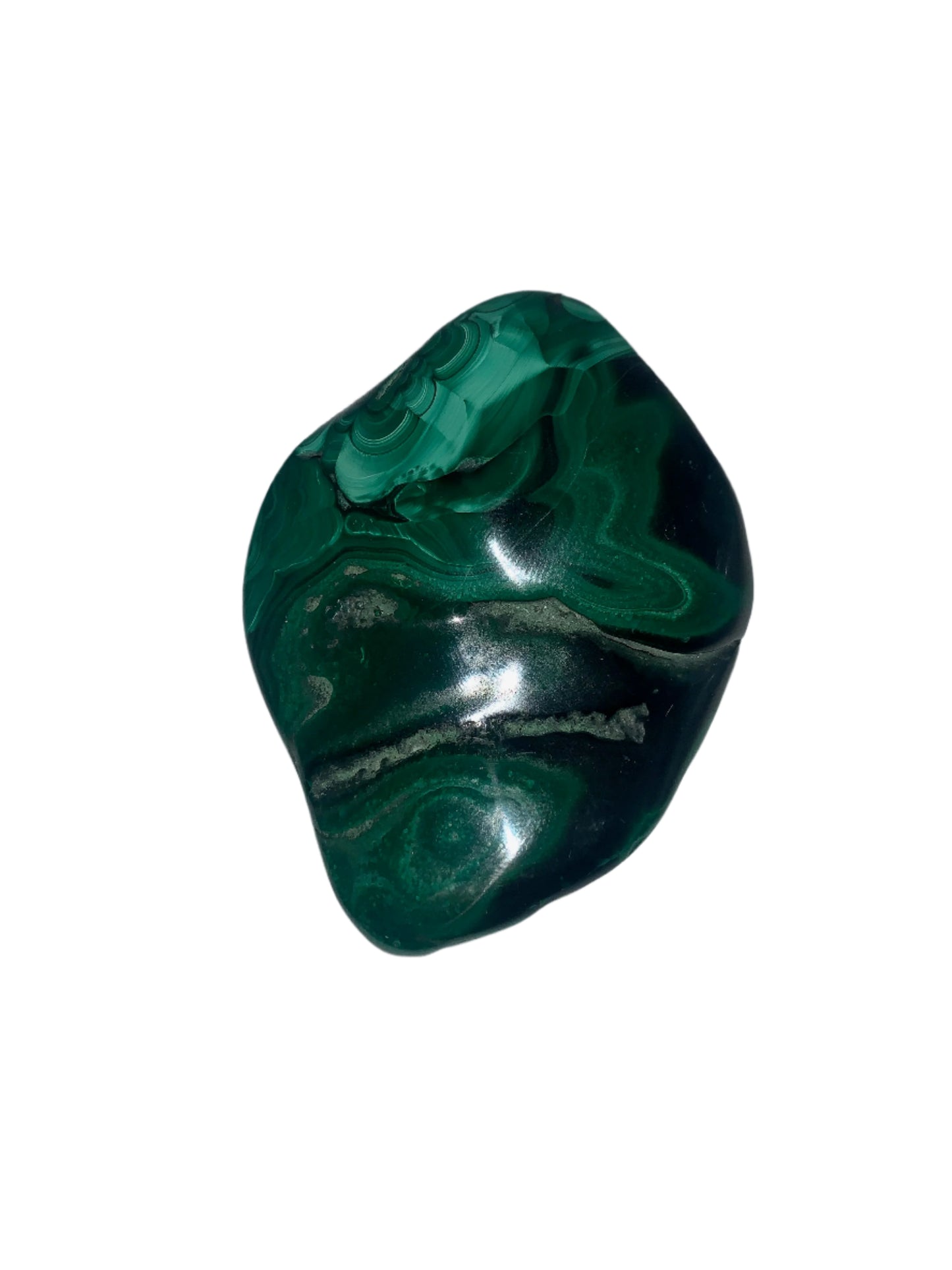 Piedra de forma libre de malaquita de 93 g
