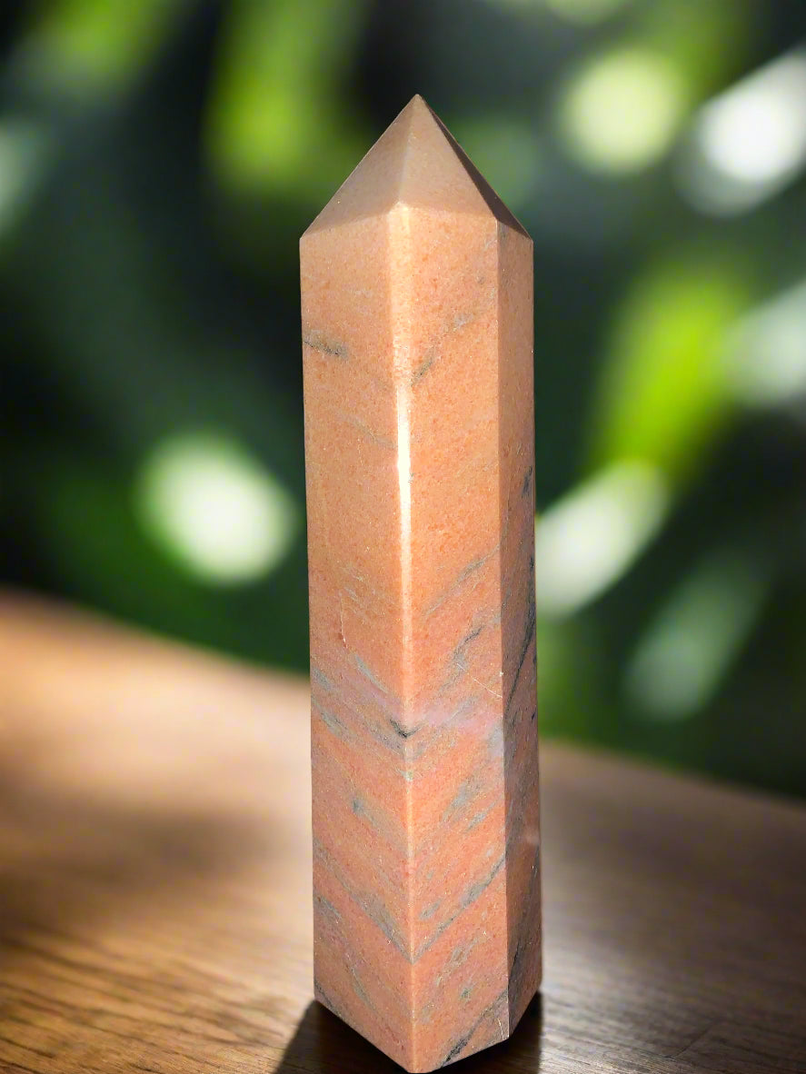 14.5" Sunstone Tower Obelisk
