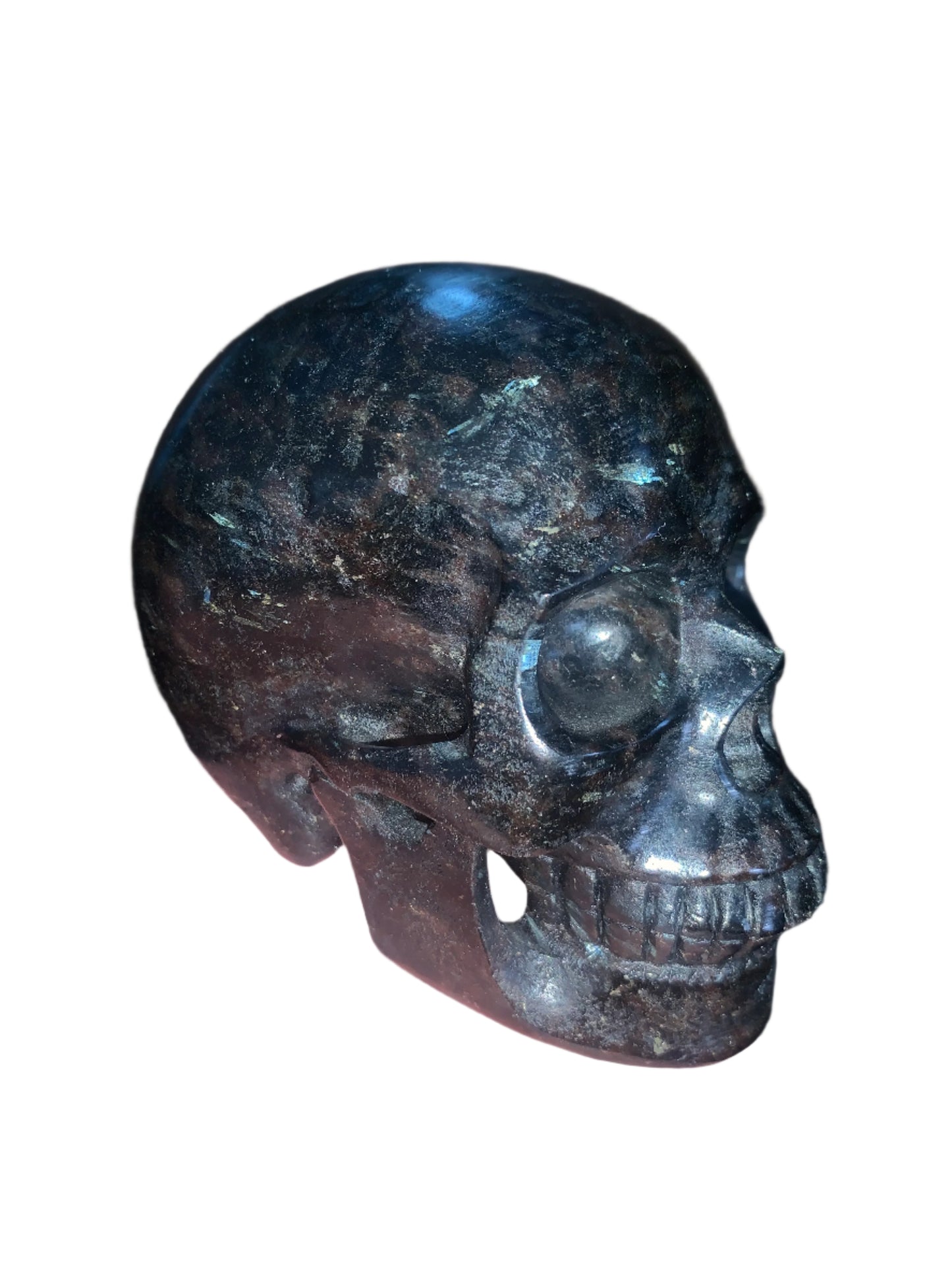 4.3" Arfvedsonite Skull
