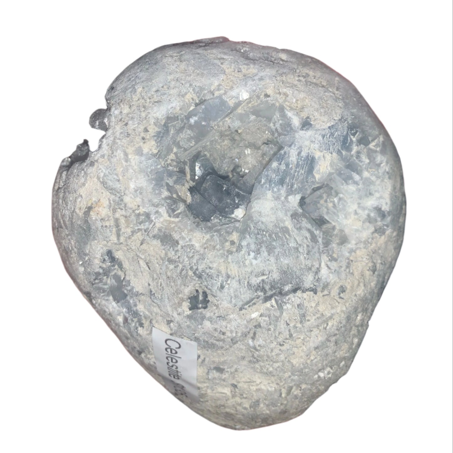 Geoda de cúmulo de celestita