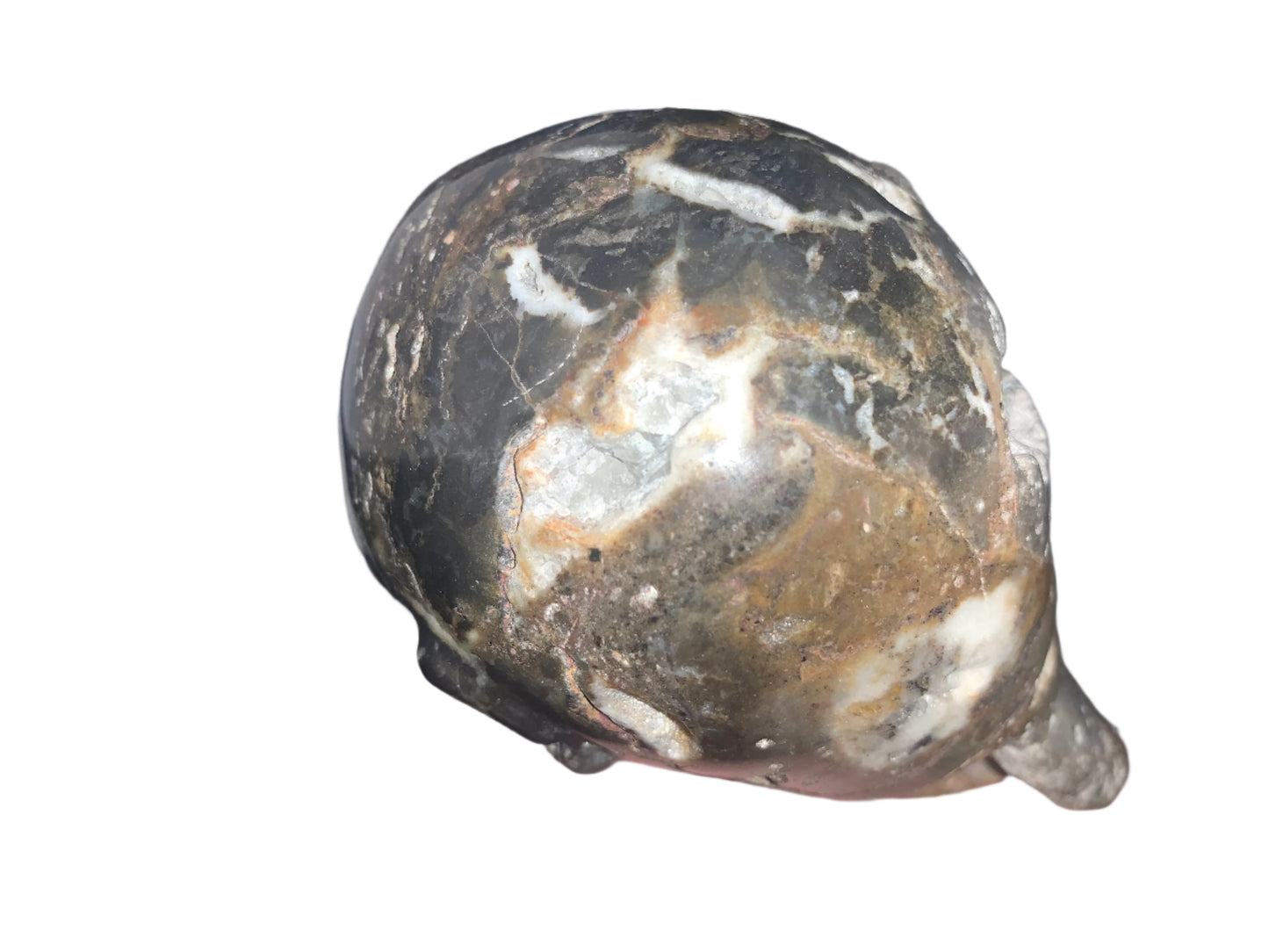Portal elemental de calavera de ágata mixta de 4,5"