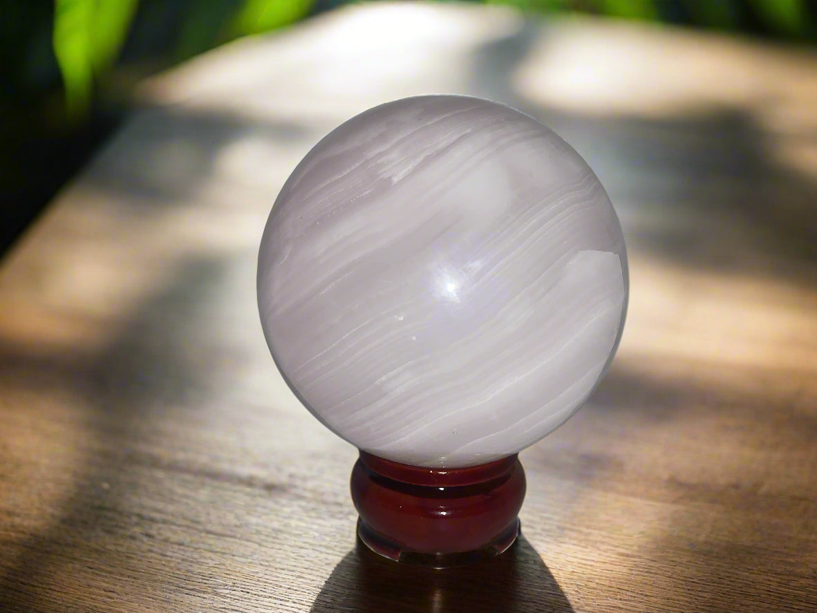 3" Mangano Calcite Sphere