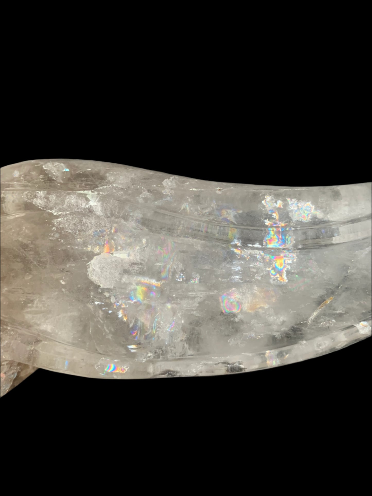 Cuarzo del Himalaya arcoíris de 9,75" Cosmic Traveler