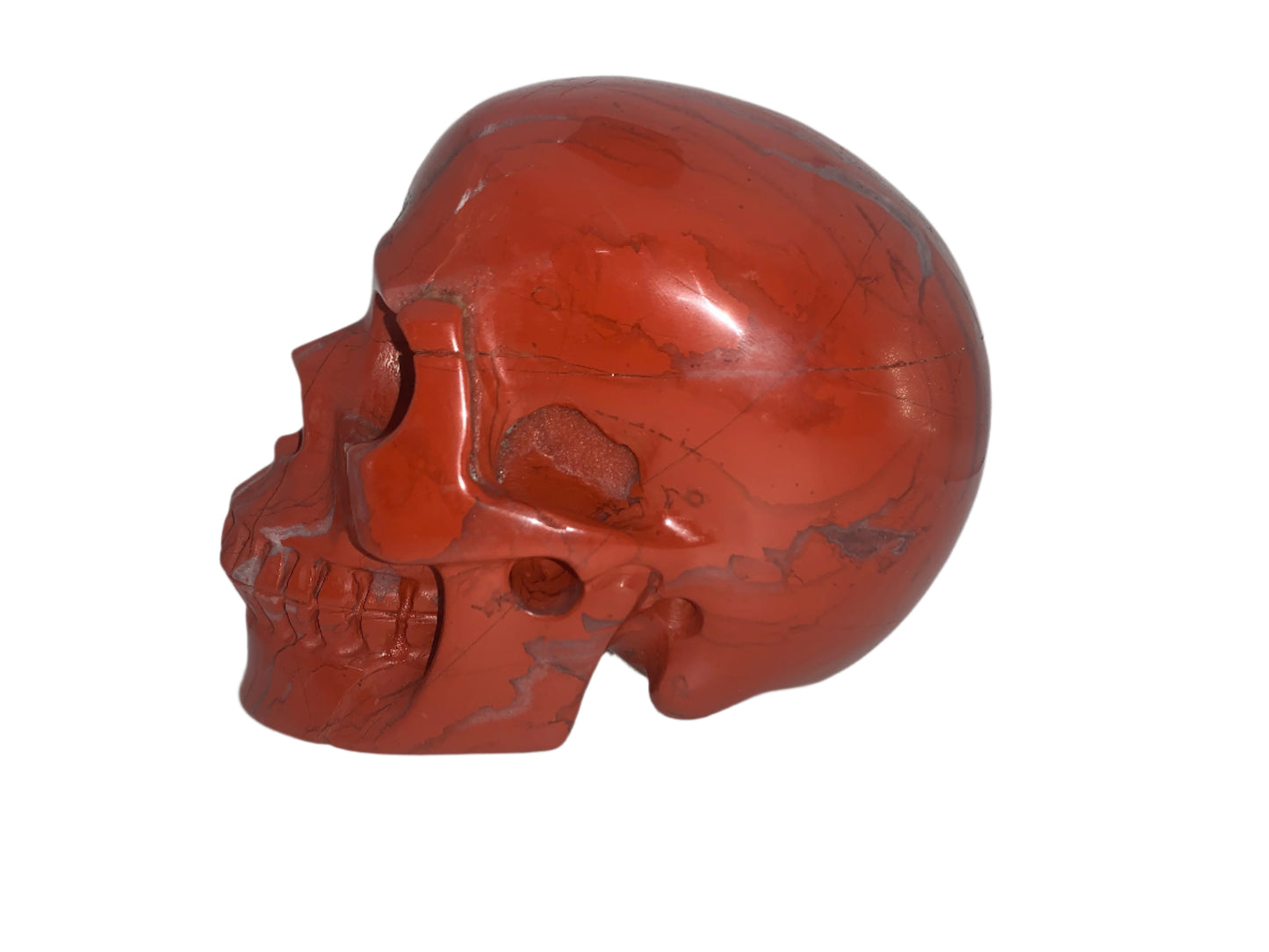 5.3" Red Jasper Skull