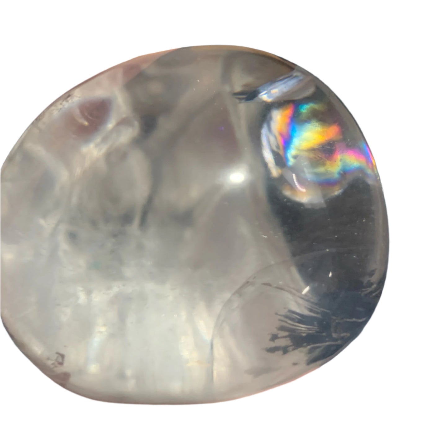 3.4" Alpine Quartz Skull w/ Rainbows