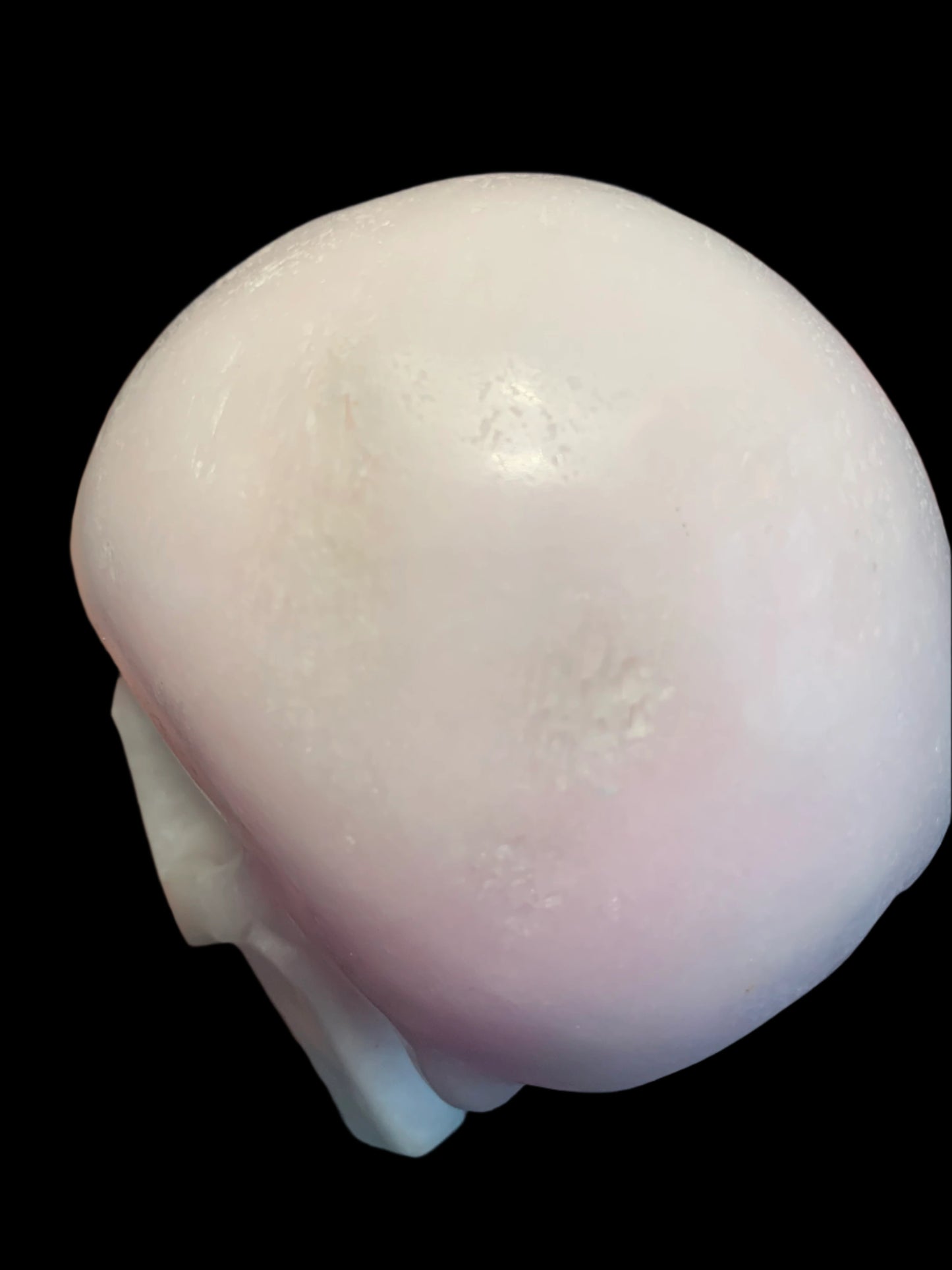 5.3" Pink Aragonite Skull
