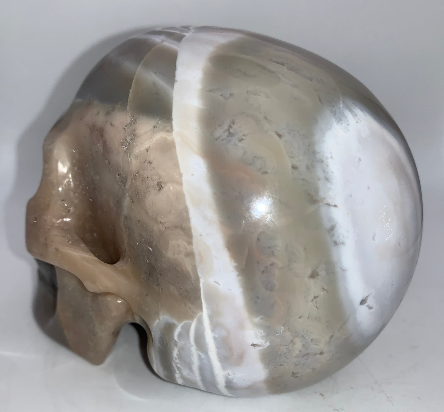 5.4" Onyx Agate Skull