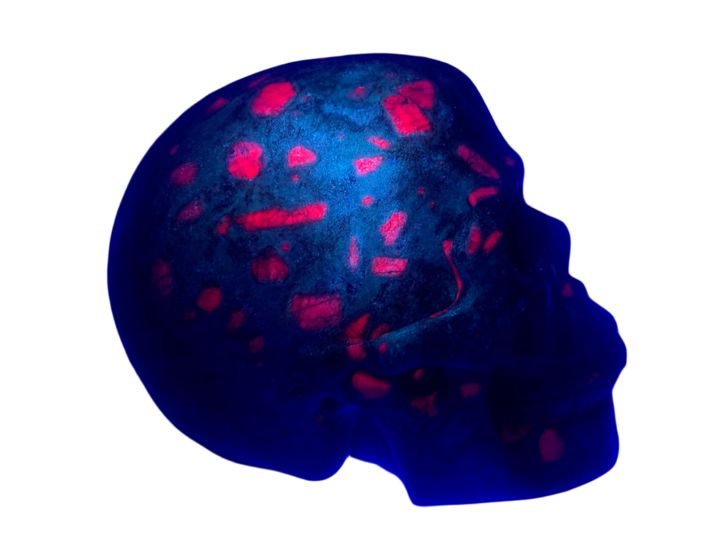 5.3" Ruby Fuchsite Skull