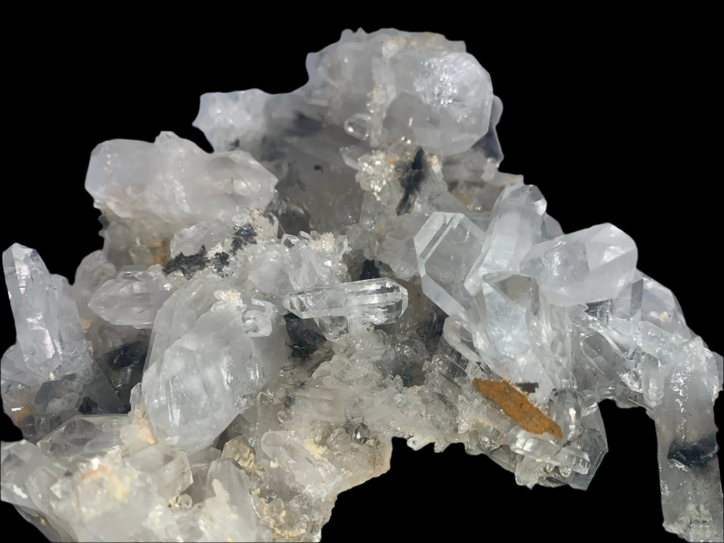 4lb 2oz Quartz & Brookite Cluster w/ Rainbows