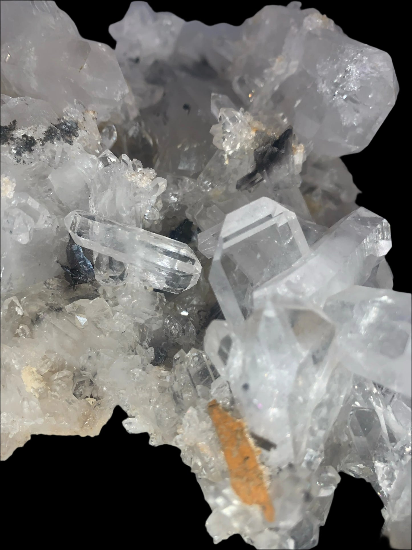 4lb 2oz Quartz & Brookite Cluster w/ Rainbows
