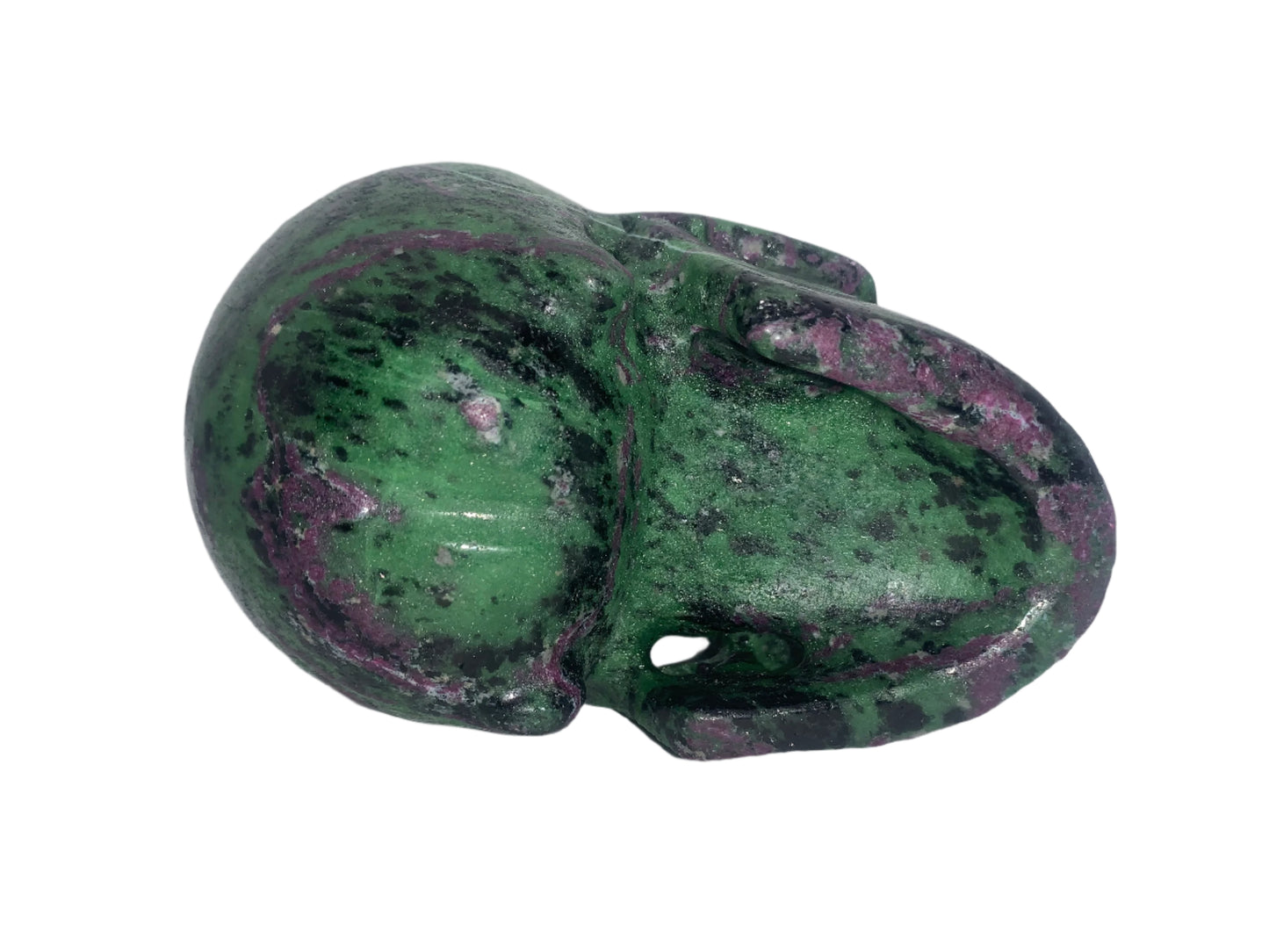5.3" Ruby Zoisite Skull