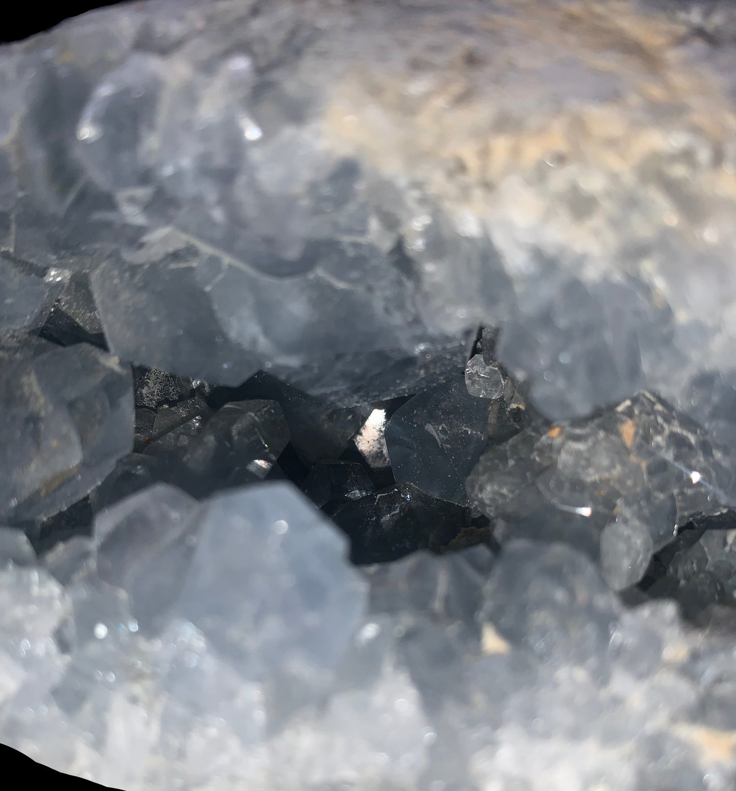 5.3" Celestite Geode Egg