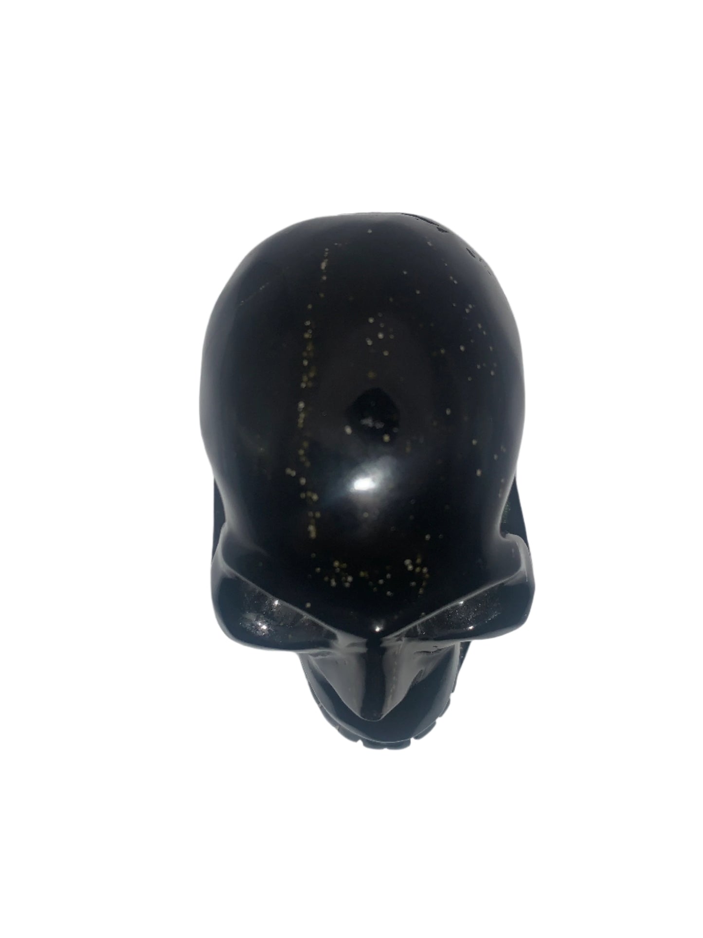 3.9" Golden Sheen Obsidian Skull