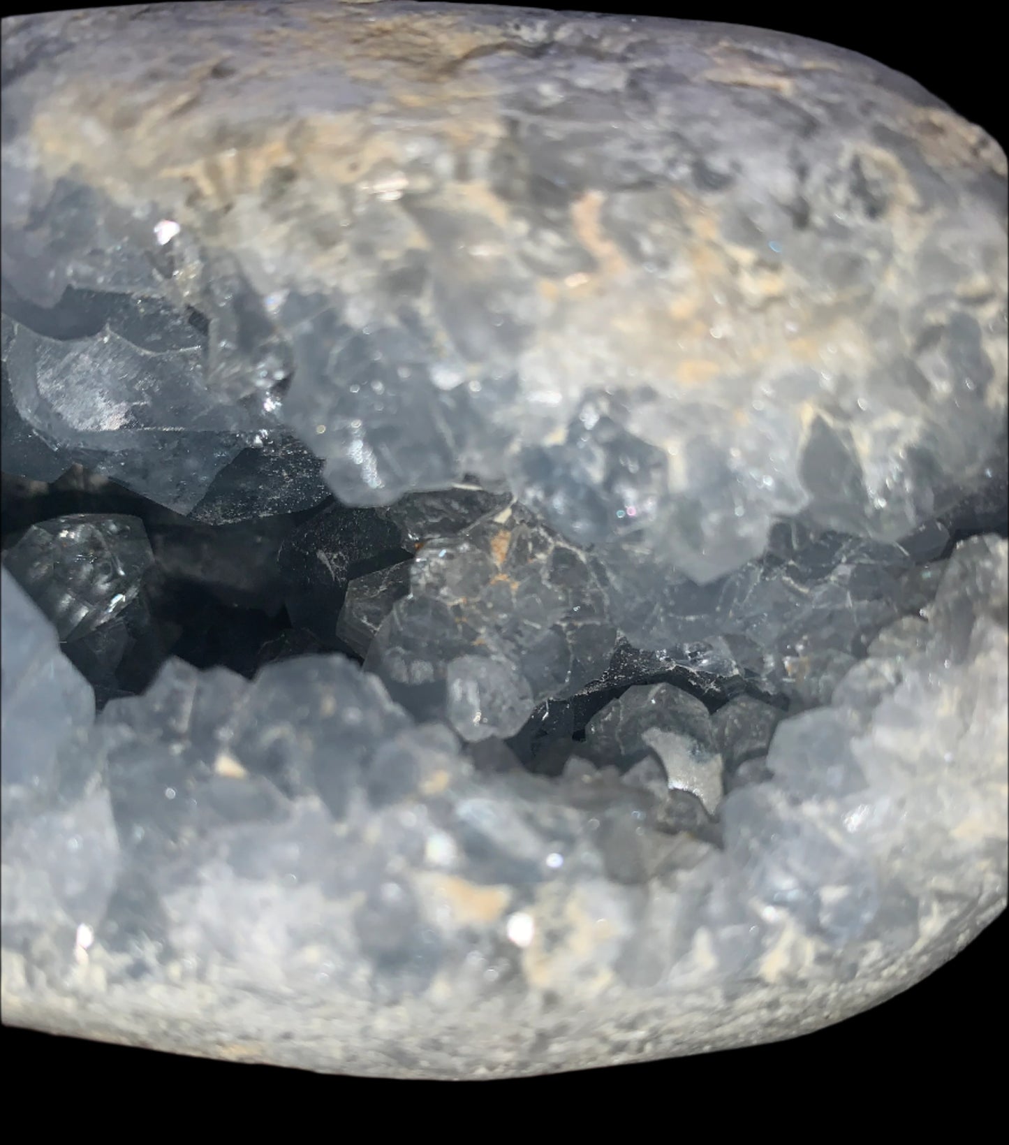 5.3" Celestite Geode Egg