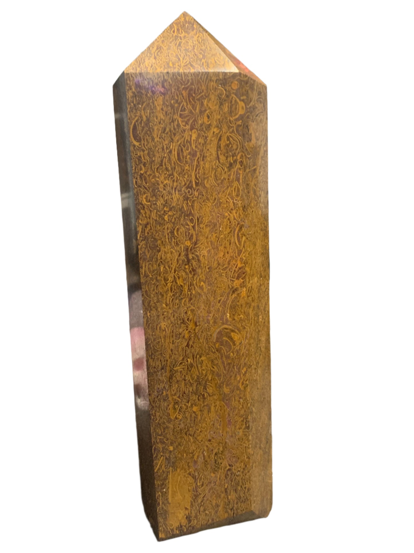 ENORME Obelisco de piedra caligráfica Miriam de 10 libras