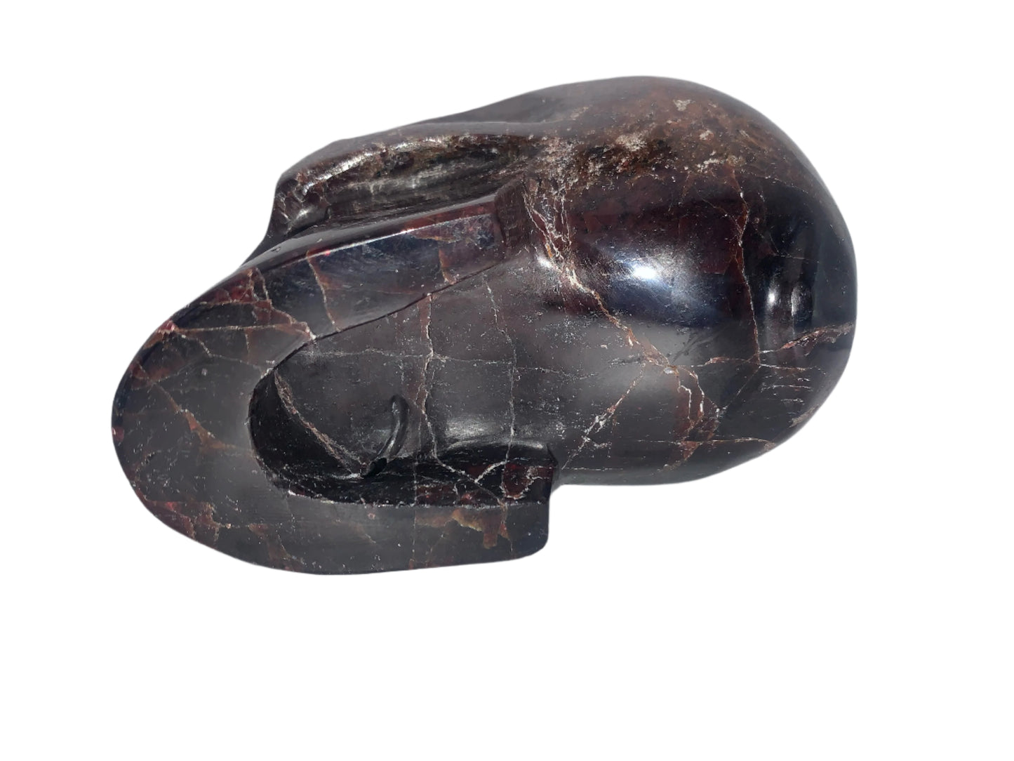 Calavera granate de 5,2"