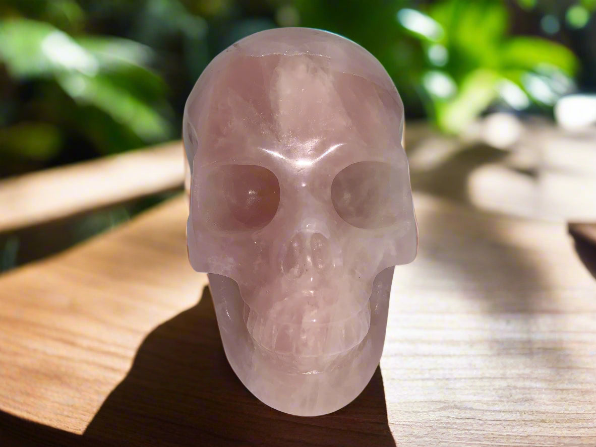 5.3" Rose Quartz Skull