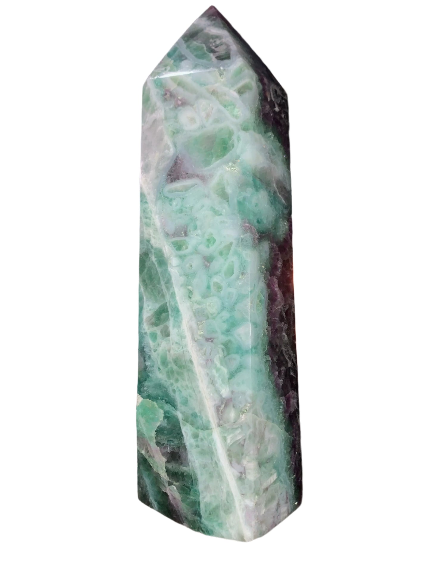 4lbs 12oz Rainbow Fluorite Tower