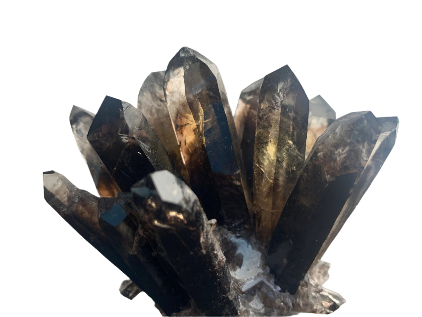 3.4" Smoky Quartz Vug Cluster