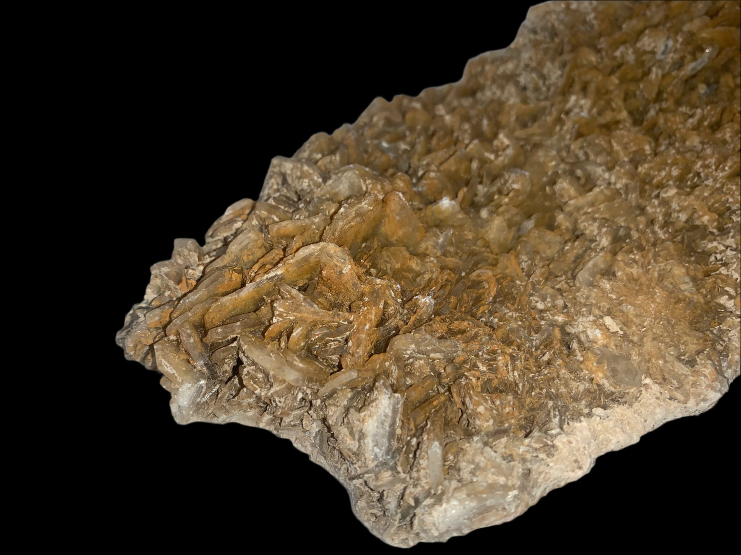Large Orange & Brown Barite Plate