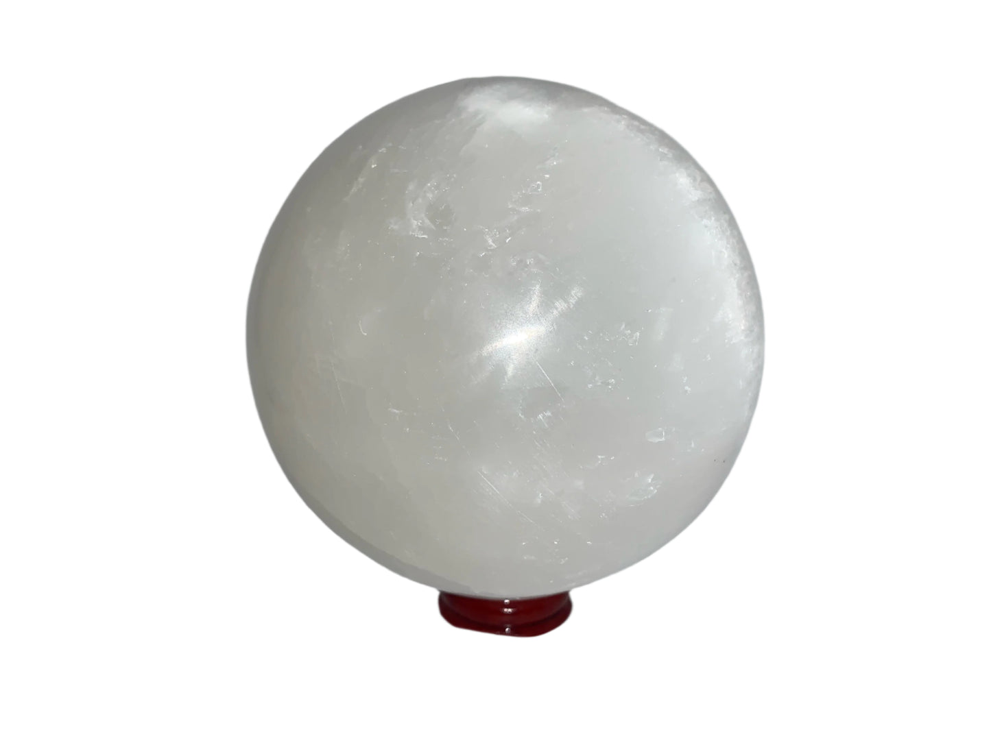 Esfera de selenita de 4 pulgadas