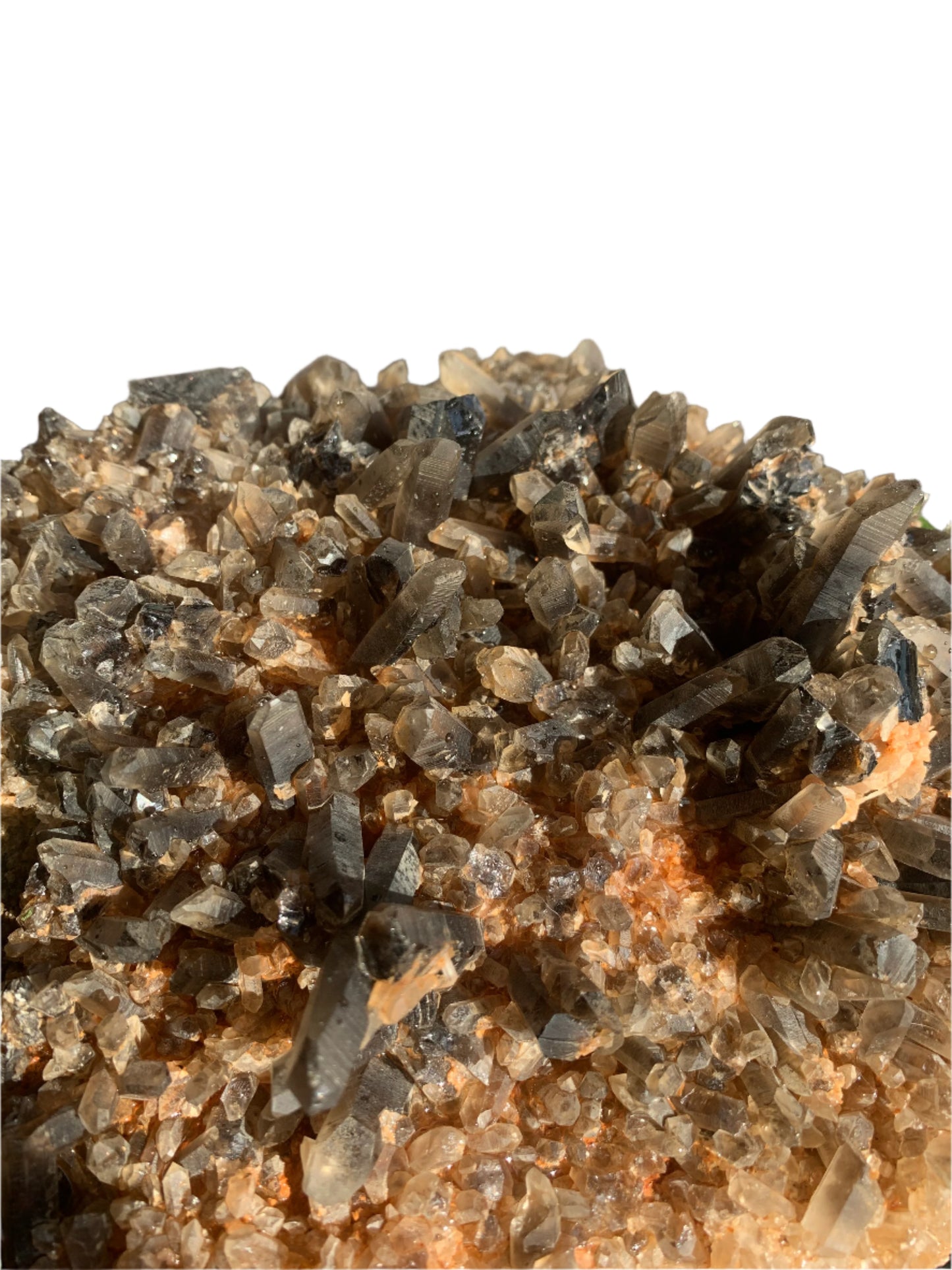 9" Smoky Quartz Cluster
