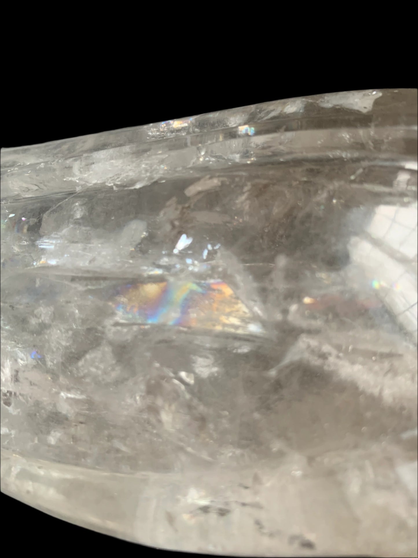 Cuarzo del Himalaya arcoíris de 9,75" Cosmic Traveler