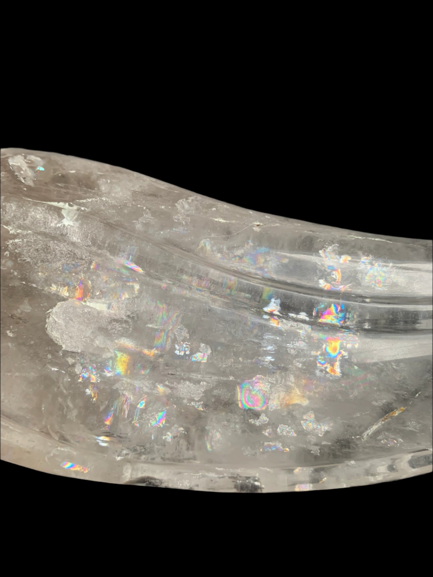 Cuarzo del Himalaya arcoíris de 9,75" Cosmic Traveler