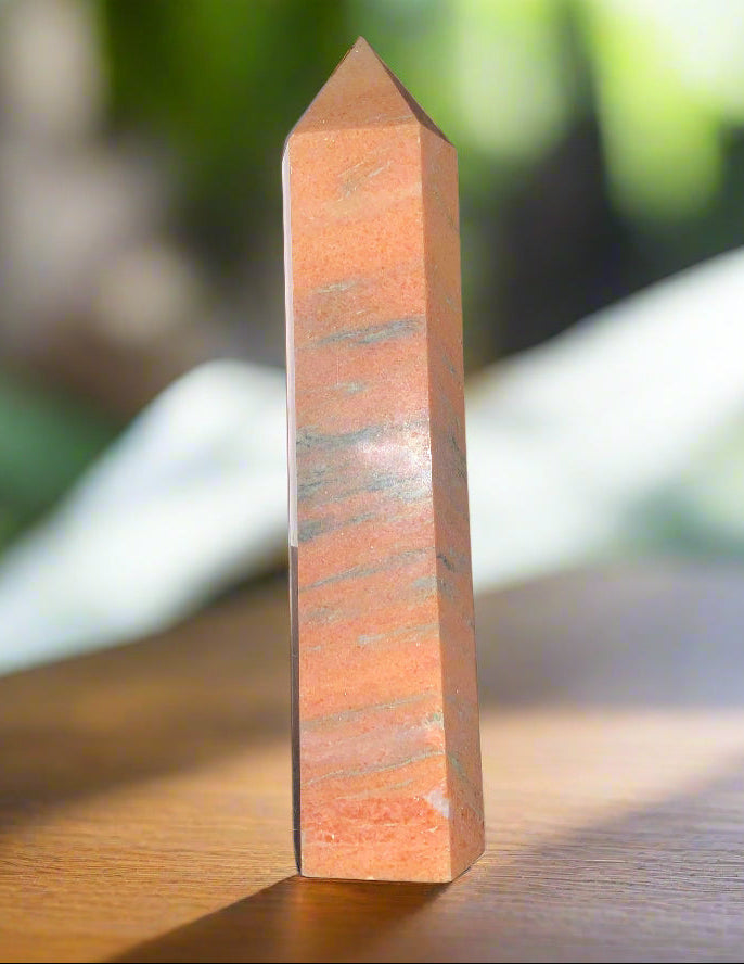 14.5" Sunstone Tower Obelisk