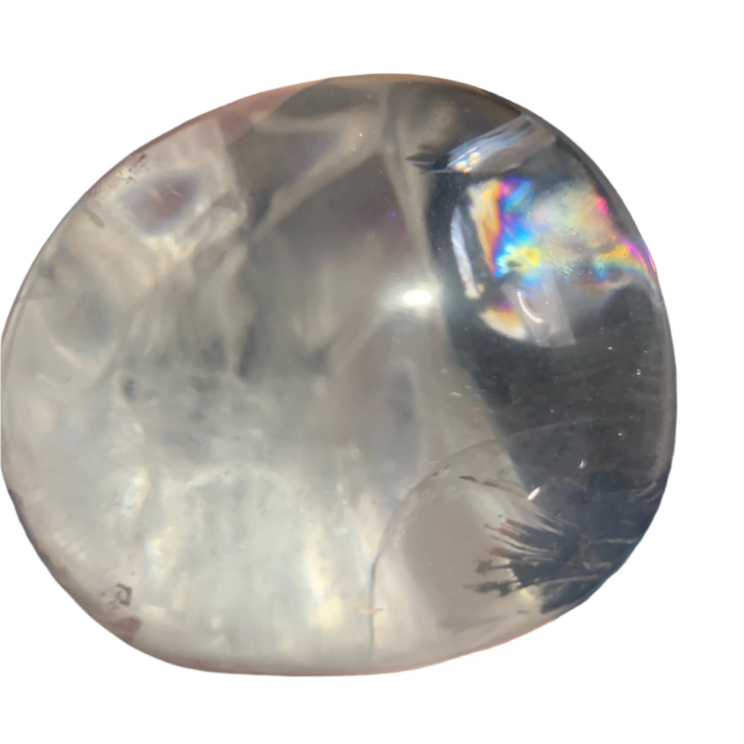 3.4" Alpine Quartz Skull w/ Rainbows