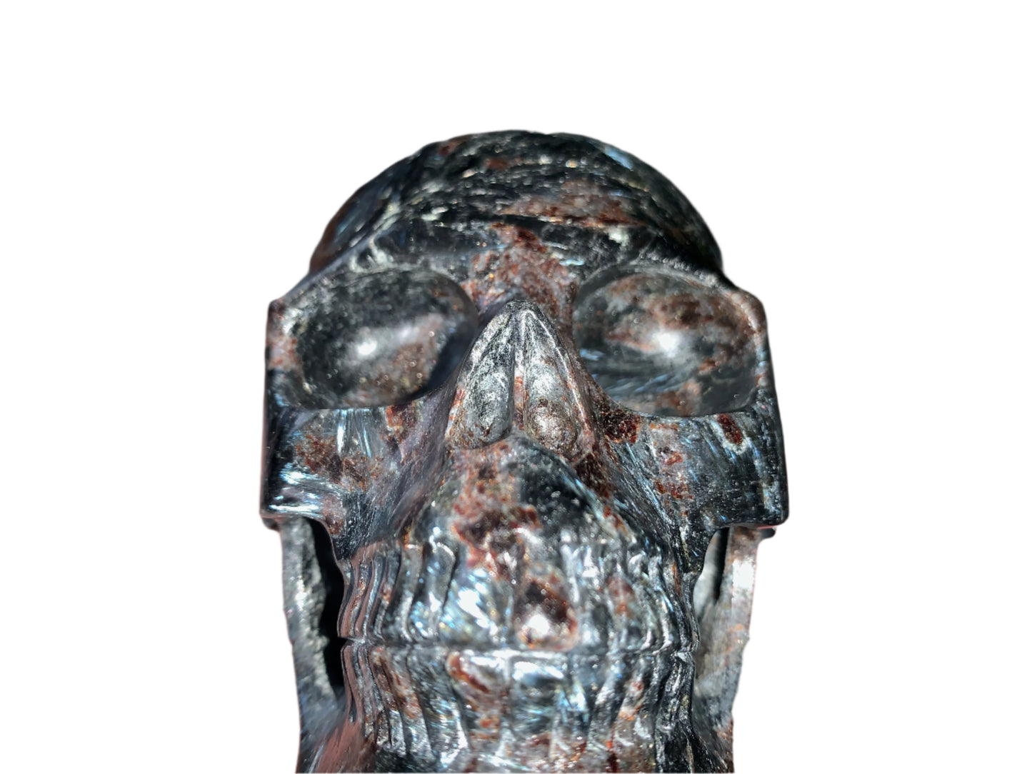 5.4" Arfvedsonite Skull