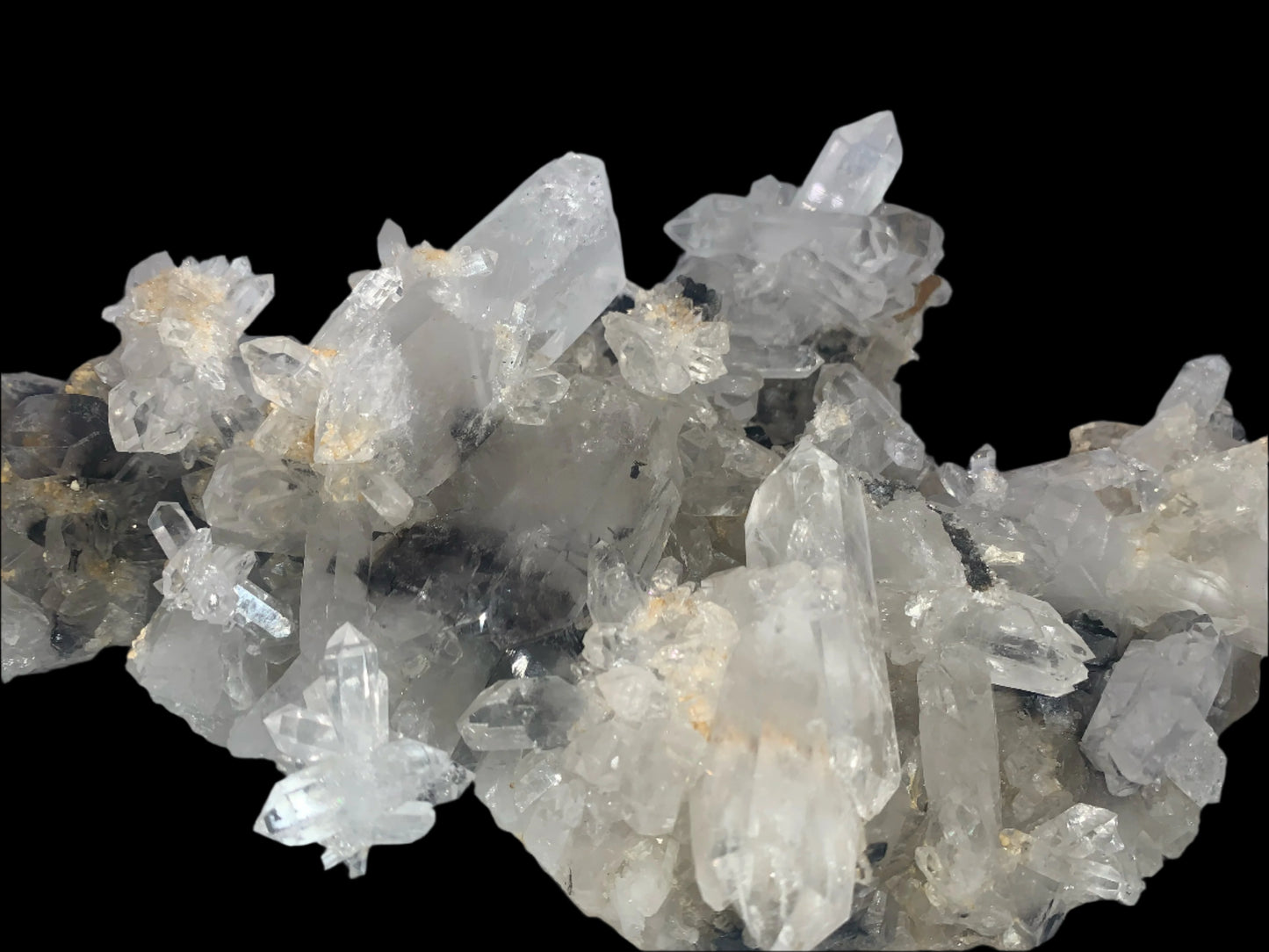 4lb 2oz Quartz & Brookite Cluster w/ Rainbows