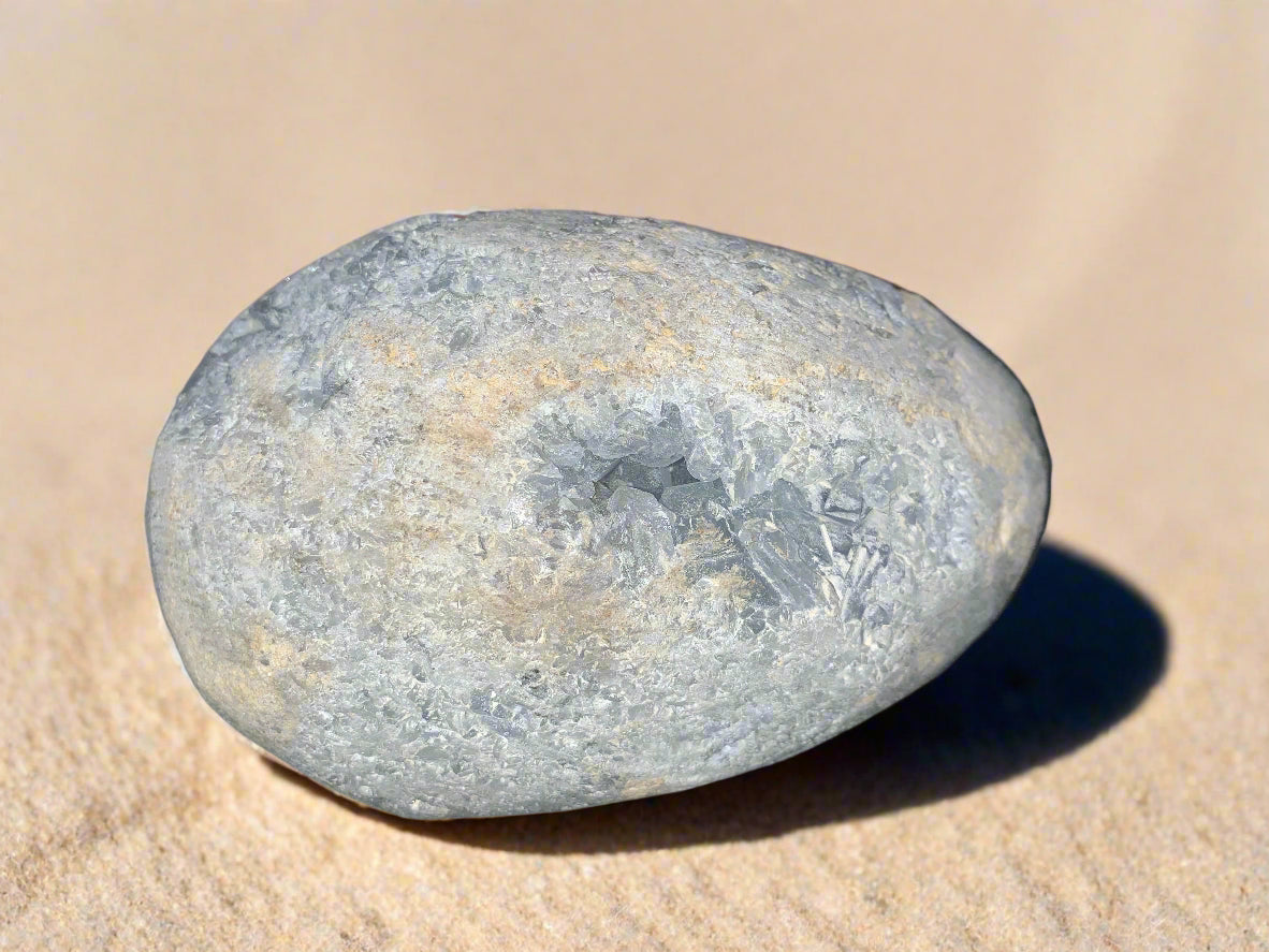 5.3" Celestite Geode Egg