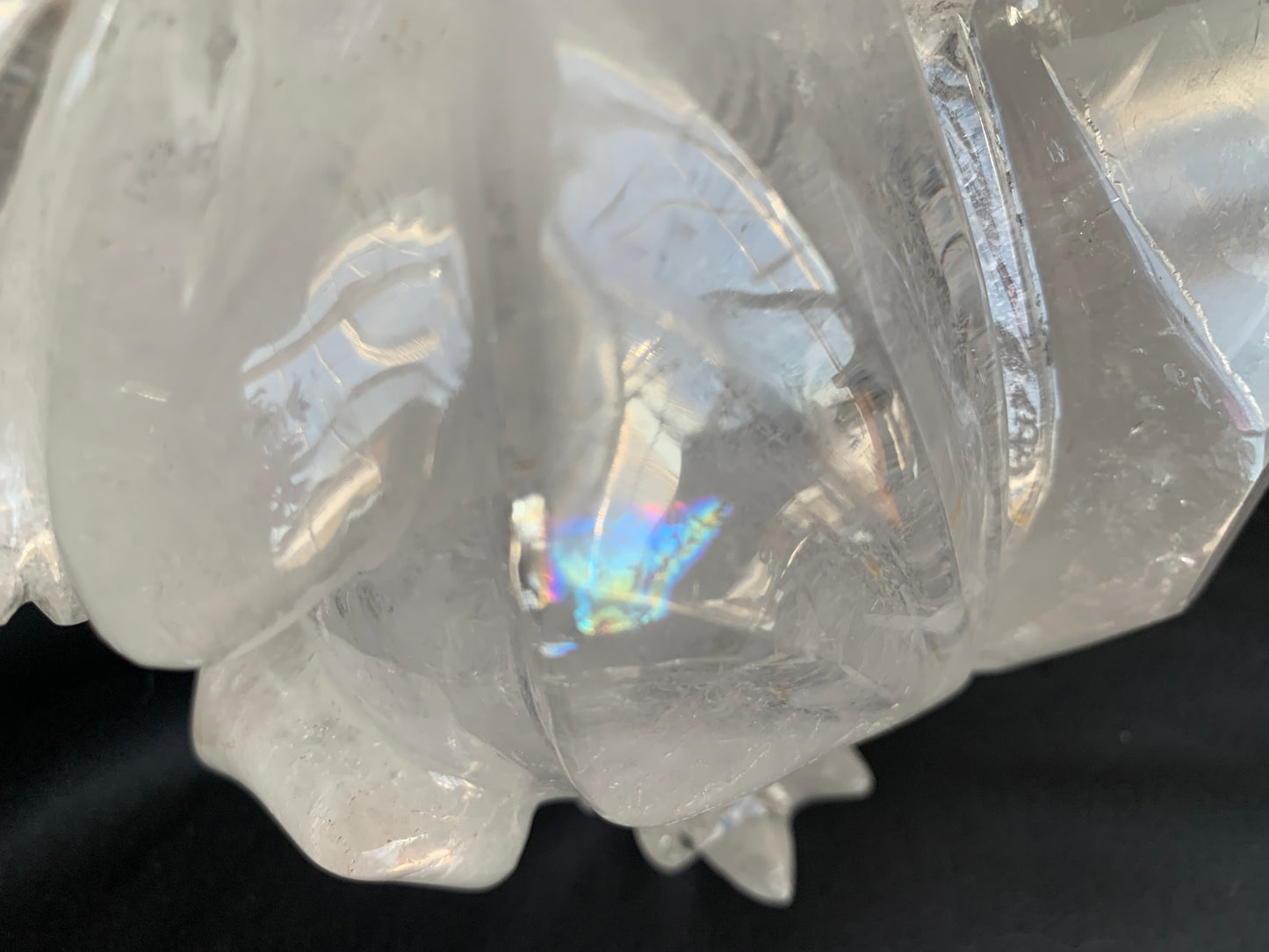 Leandro de Souza Lemurian Sirius Quartz Skull with Dragon