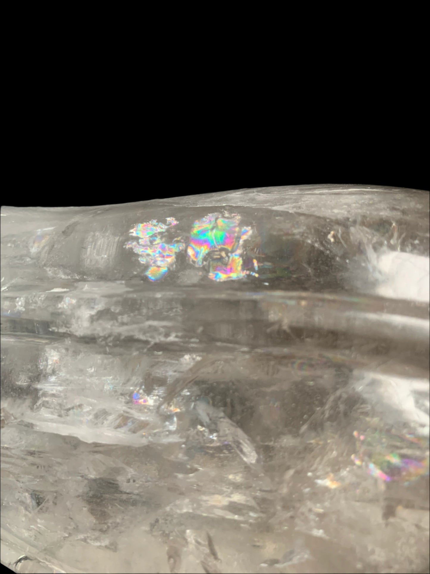 Cuarzo del Himalaya arcoíris de 9,75" Cosmic Traveler