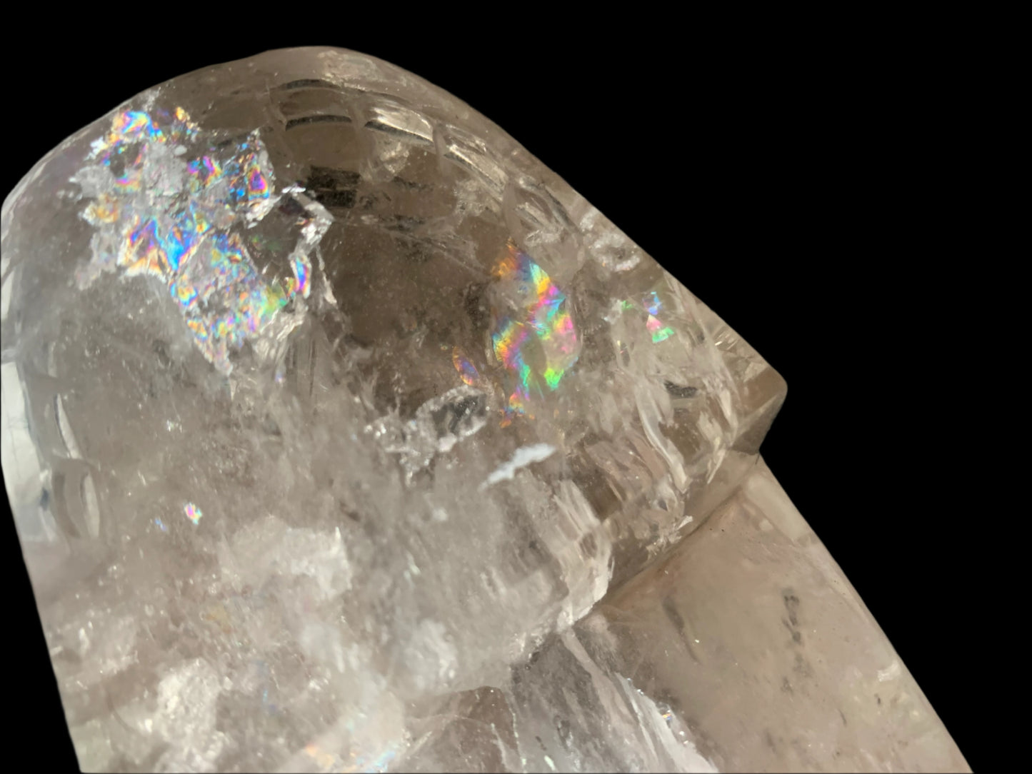 Cuarzo del Himalaya arcoíris de 9,75" Cosmic Traveler