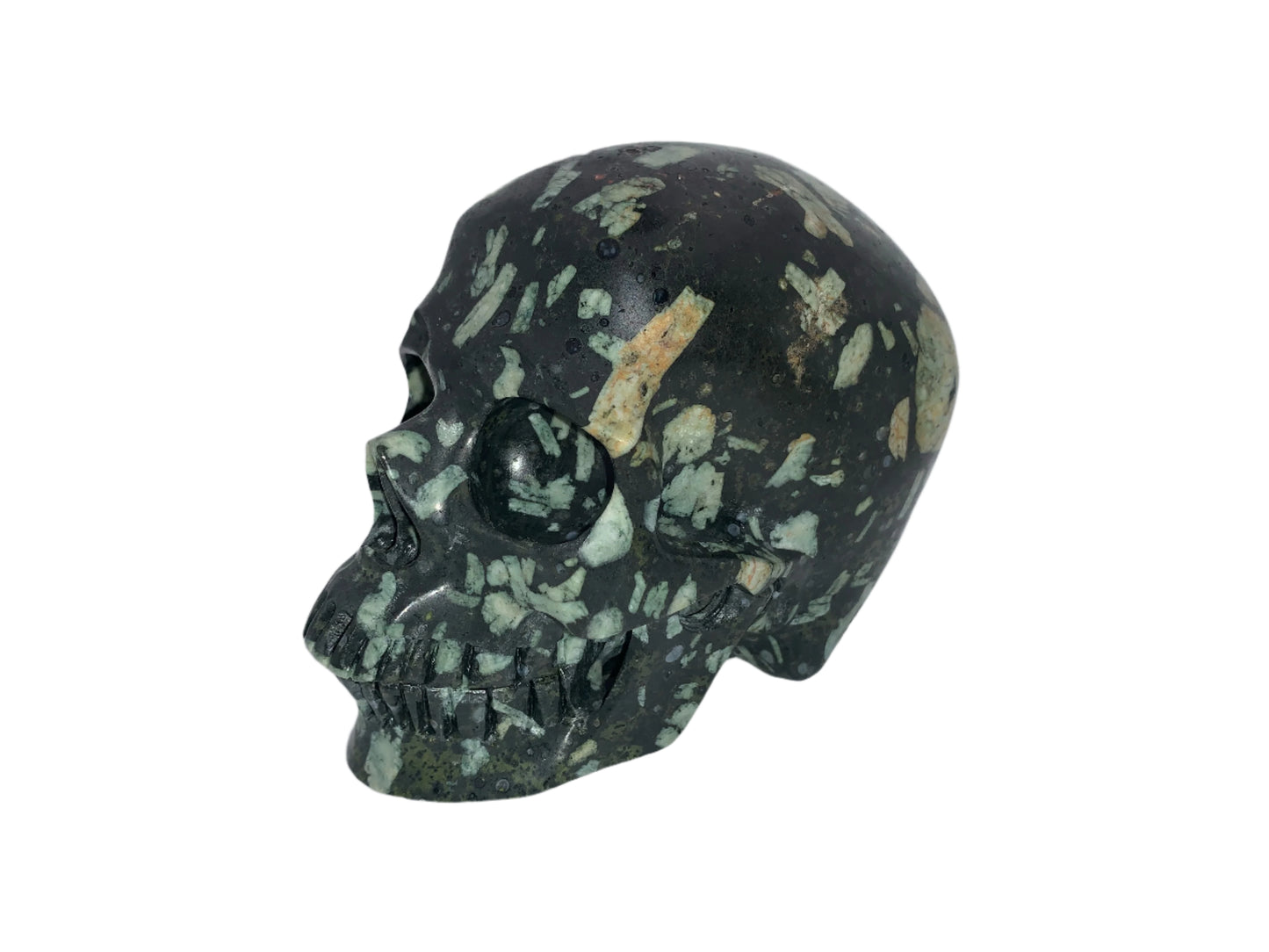 5.3" Chinese Writing Stone Skull