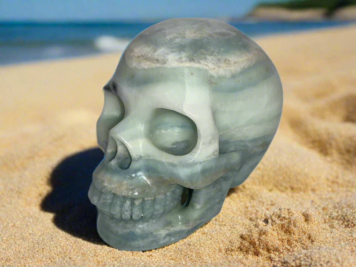 5.4" Amazonite Skull