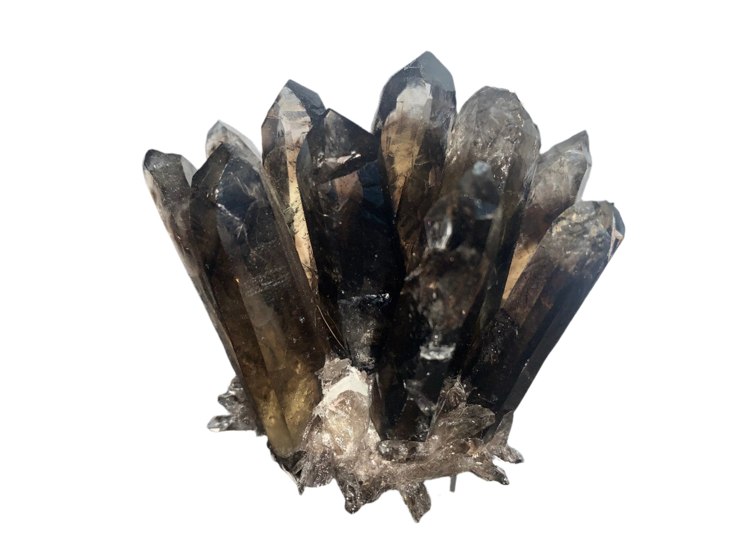 3.4" Smoky Quartz Vug Cluster