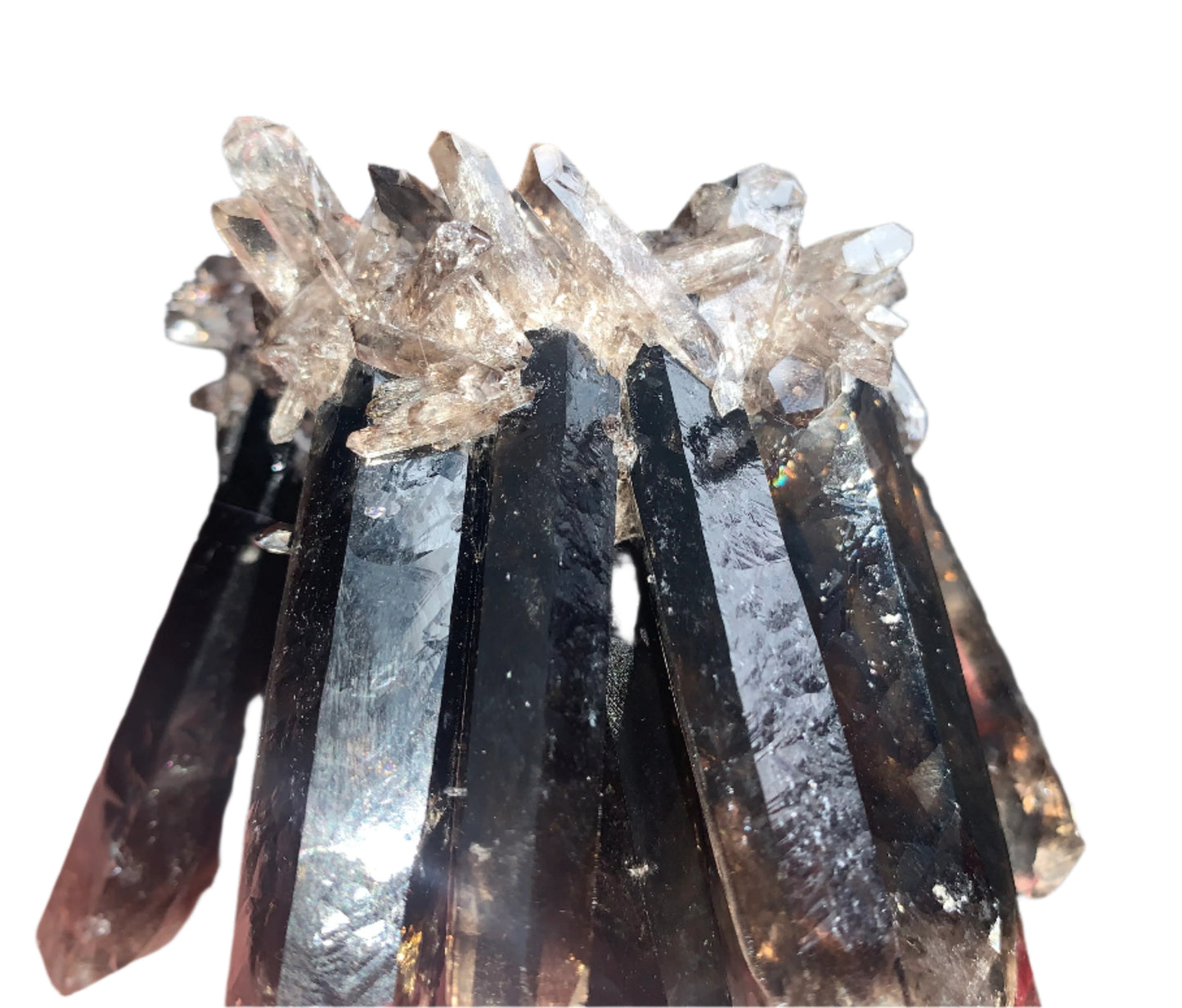 3.4" Smoky Quartz Vug Cluster