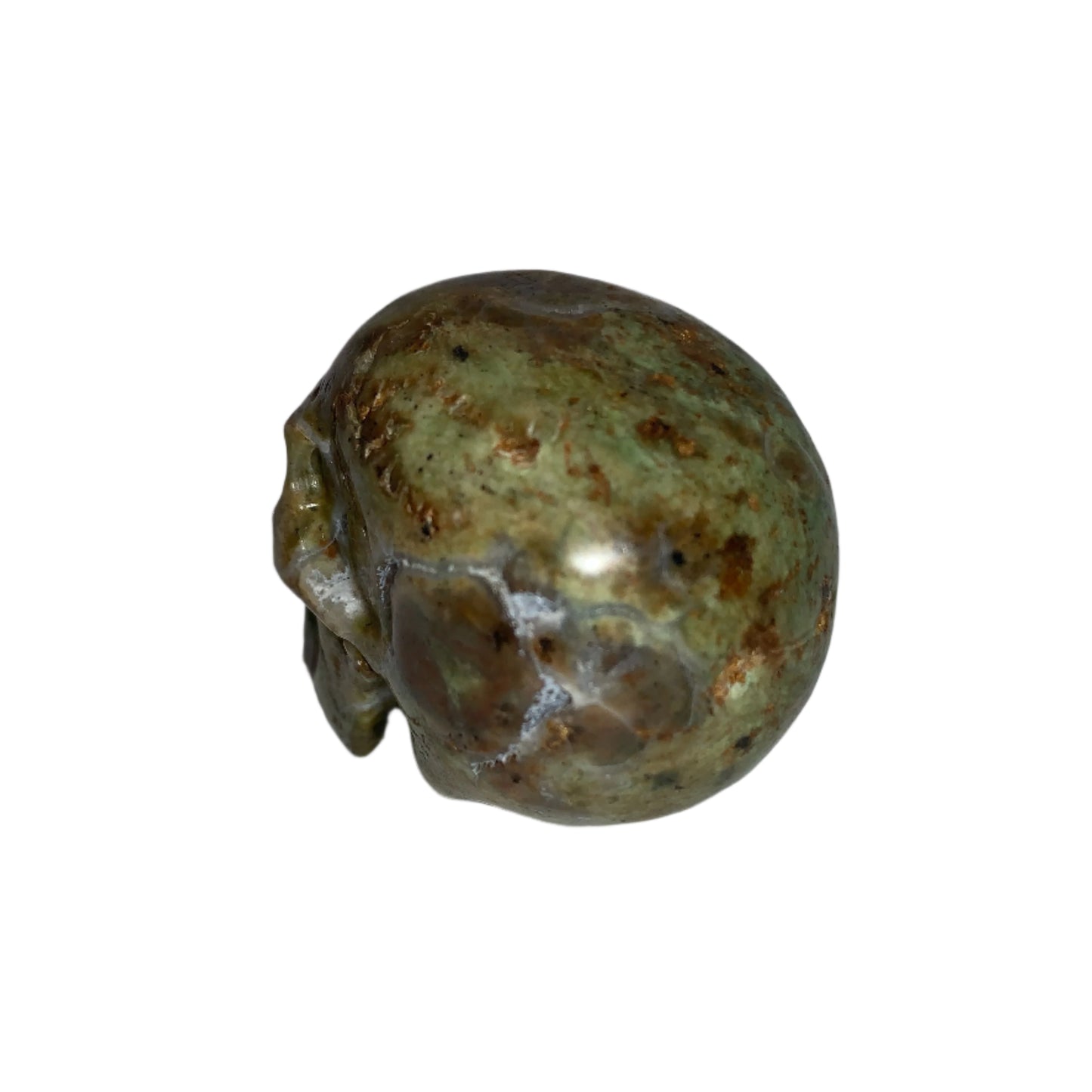 2.2" Green Opal Skull