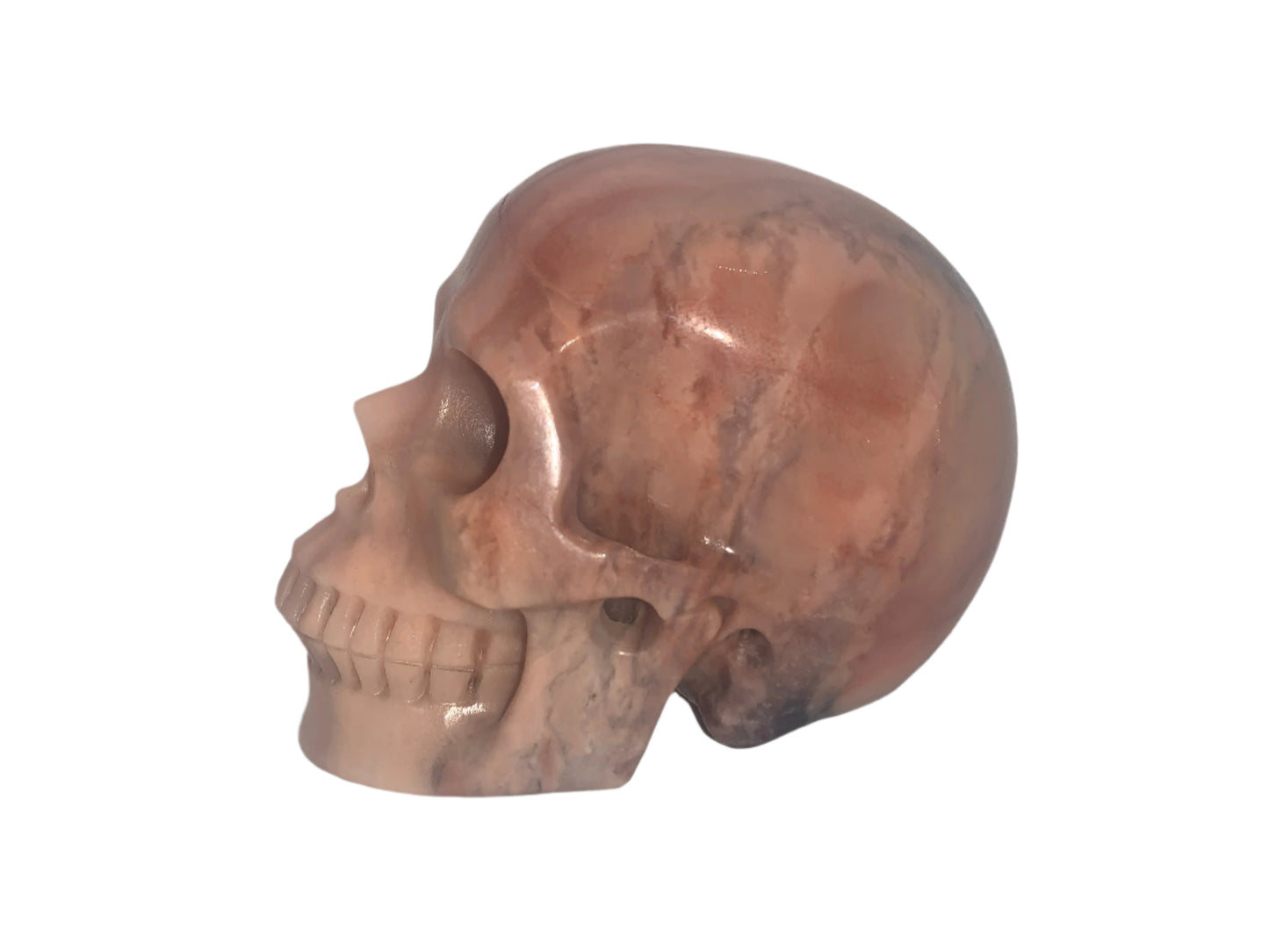 5.2" Pink Aventurine Skull
