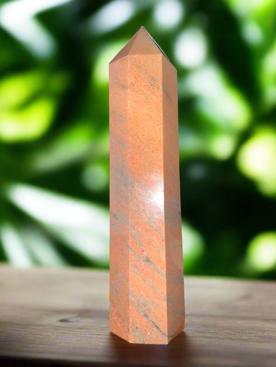 14.5" Sunstone Tower Obelisk
